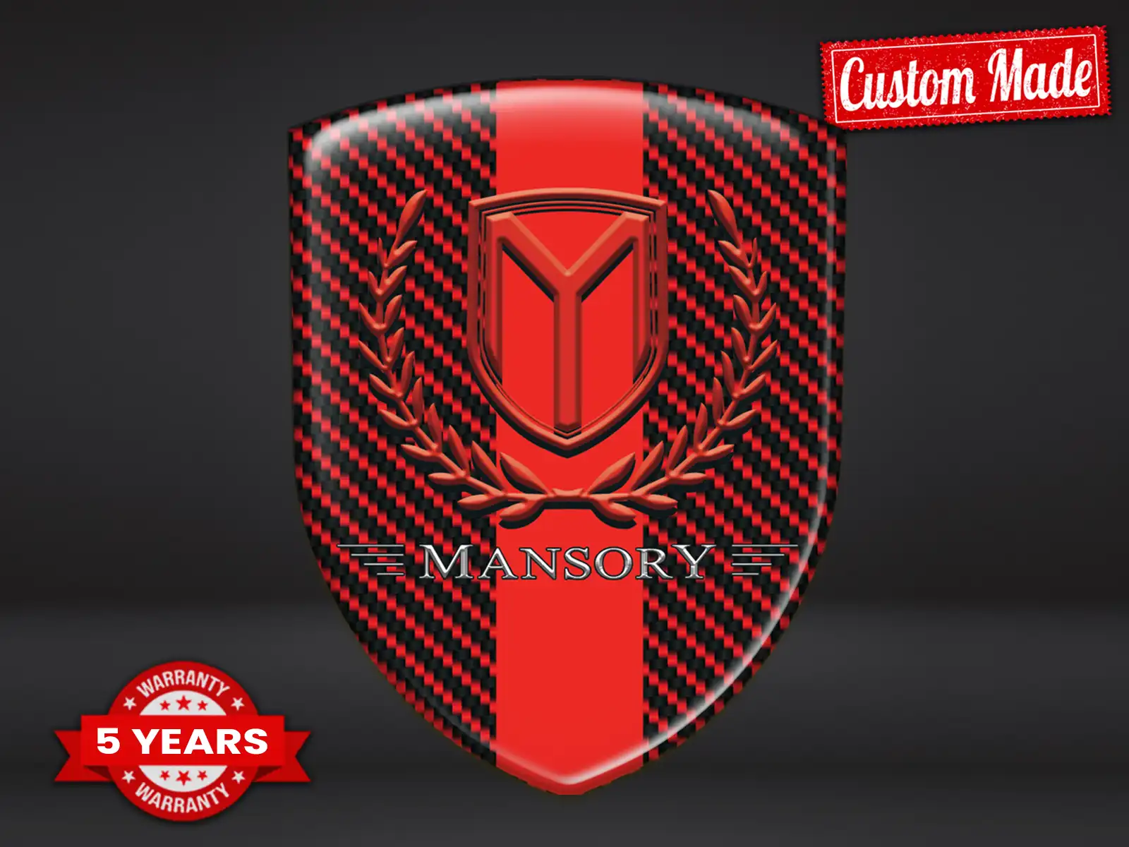 Mansory Badges Auto Perso Max Résistants Stylé Design